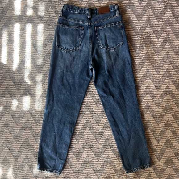 Madewell The Momjean in Downey Wash Woman’s Size 24 Denim 100% Cotton Casual - Picture 4 of 6